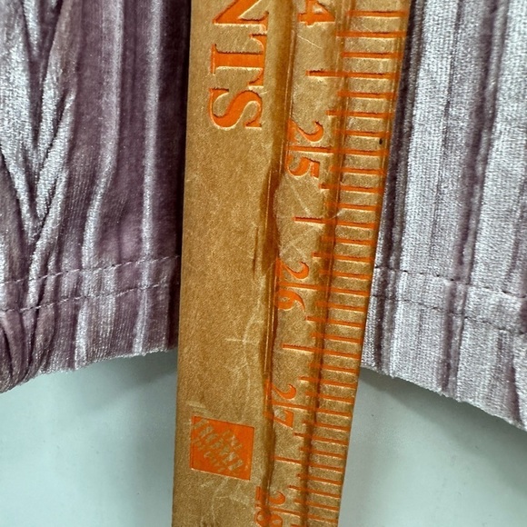 WORLD MARKET purple textured burnout velvet dark romantic feminine top L/XL - Picture 8 of 10